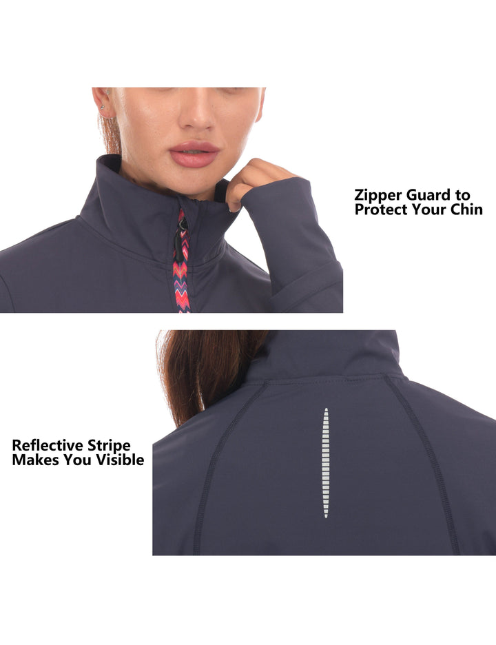 Women's Colorful Zipped Running Sport Jacket YZF US-DS-CS