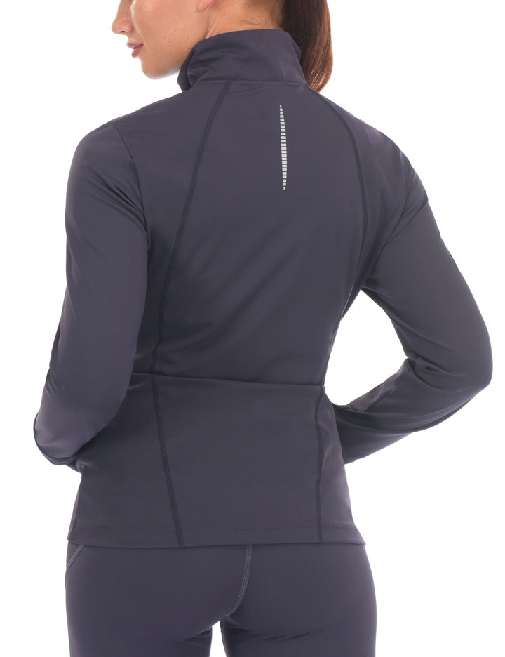 Women's Colorful Zipped Running Sport Jacket YZF US-DS-CS