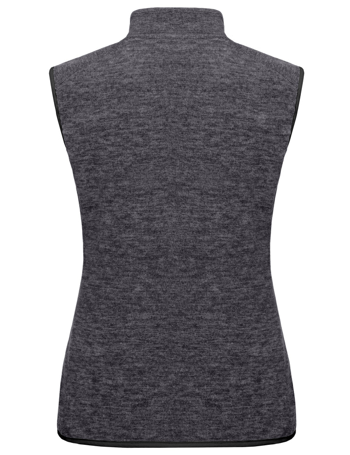 Women's Fleece Vest Full Zip Lightweight Vest YZF US-DK