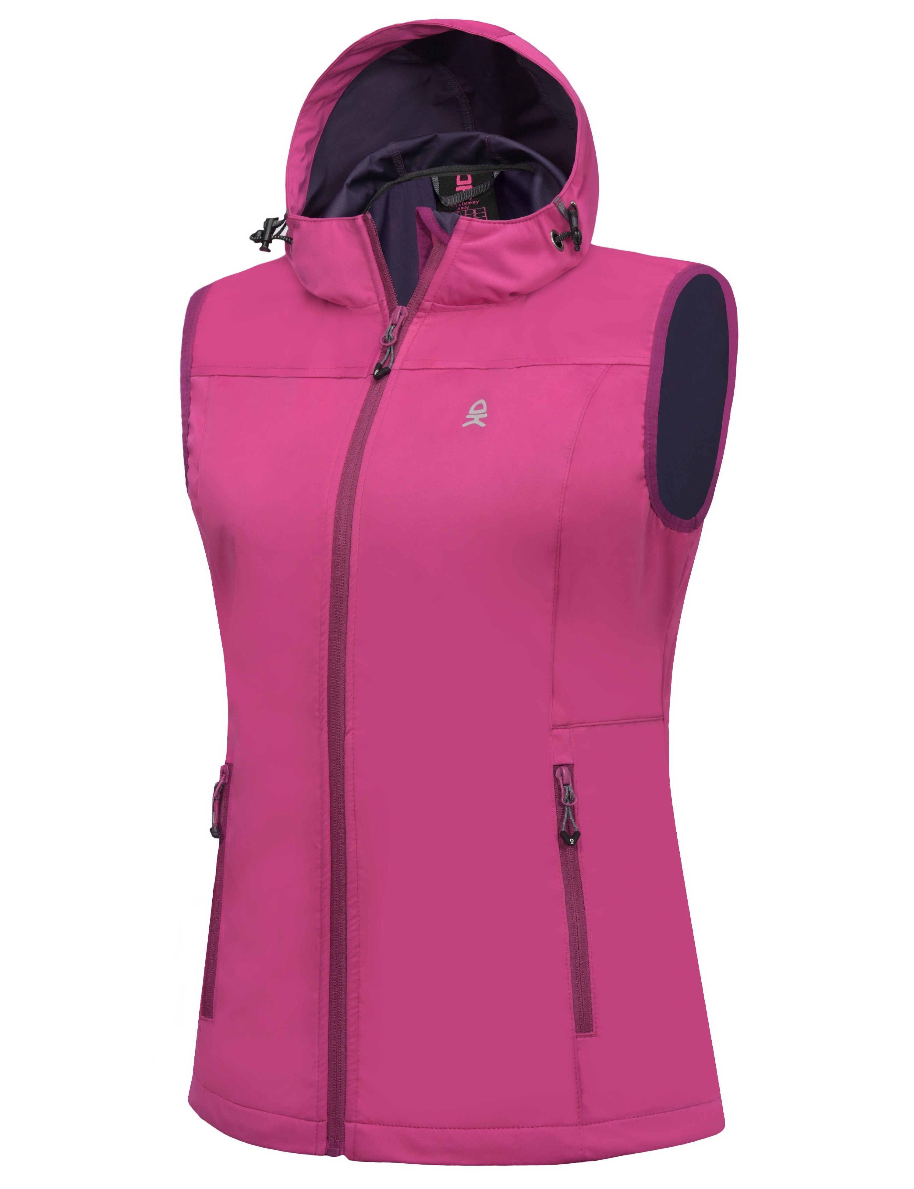 Women's Hooded Windproof Softshell Vest – Little Donkey Andy