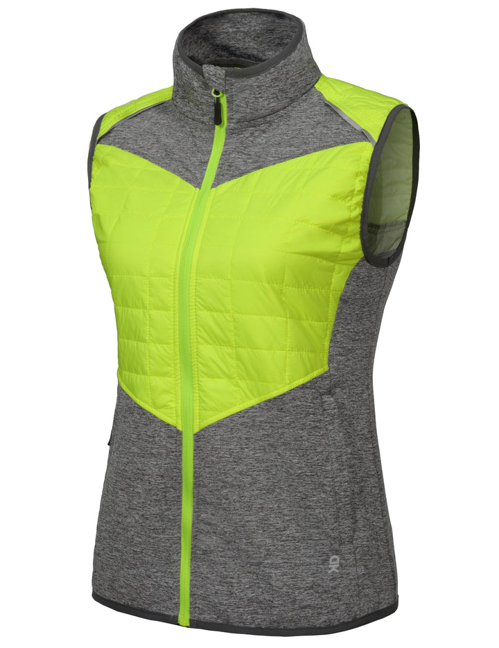 Women's Patchwork Elasticity Golf Outdoor Vest YZF US-DK