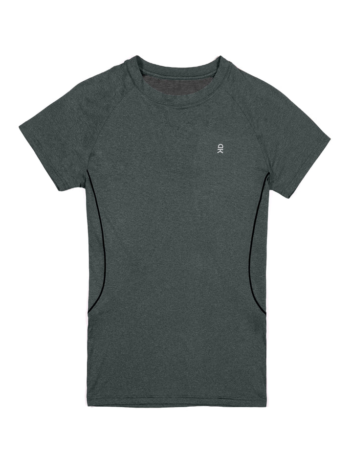 Women's Quick Dry Moisture Wicking Stretch Short Sleeve T Shirt YZF US-DK-CS