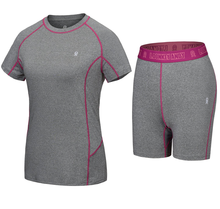 Women's Short Quick Dry Base Layer Underwear Set YZF US-DK-CS