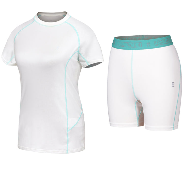 Women's Short Quick Dry Base Layer Underwear Set YZF US-DK-CS