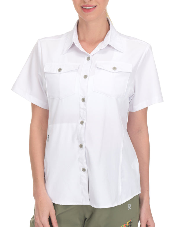 Women's Stretch Quick Dry UPF50+ Short Sleeve Shirt YZF US-DK