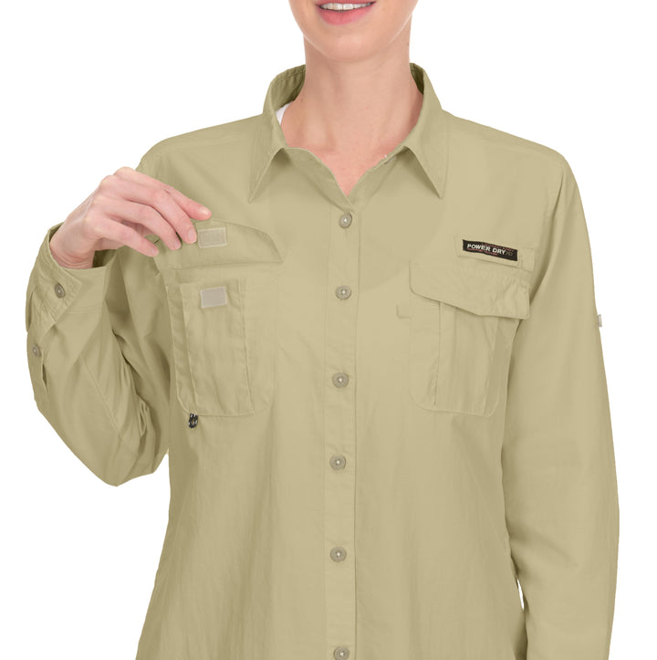 Women's UPF 50+ UV Protection Long Sleeve Fishing Shirt YZF US-DK