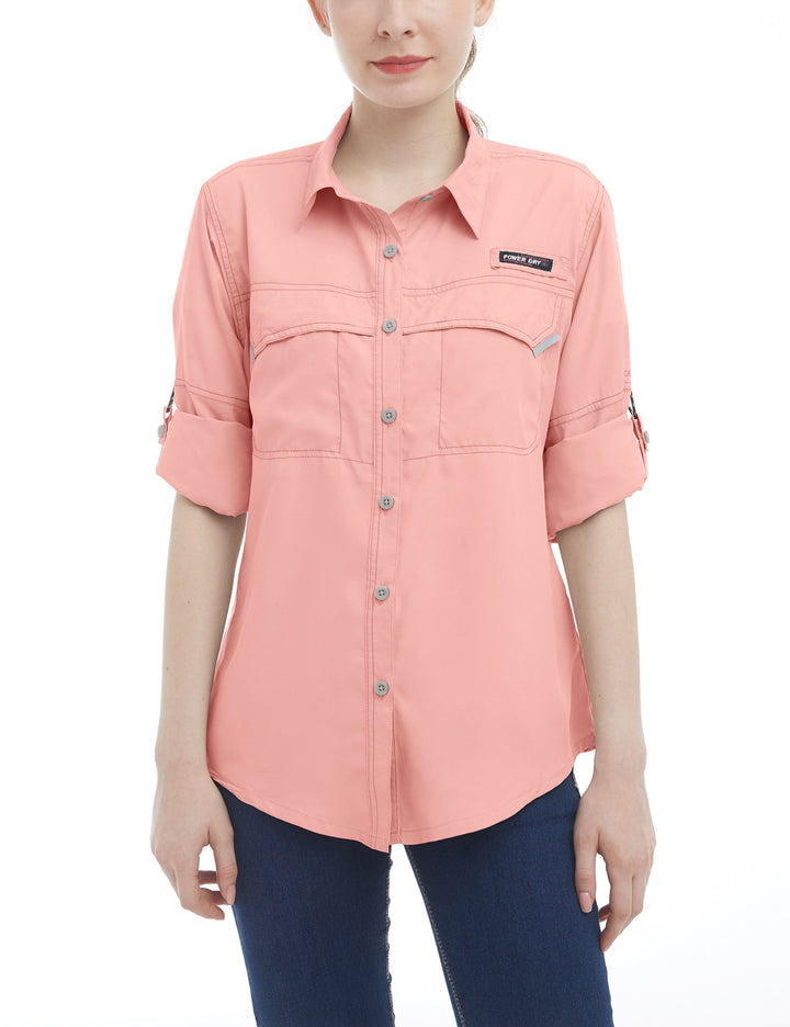 Women's UPF 50+ Breathable Long Sleeve Fishing Shirt YZF US-DK