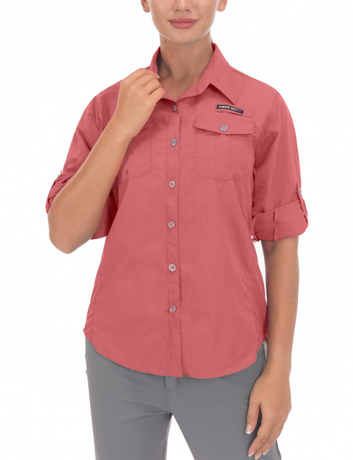 Women's UV Protection Long Sleeve Fishing Shirts YZF US-DK