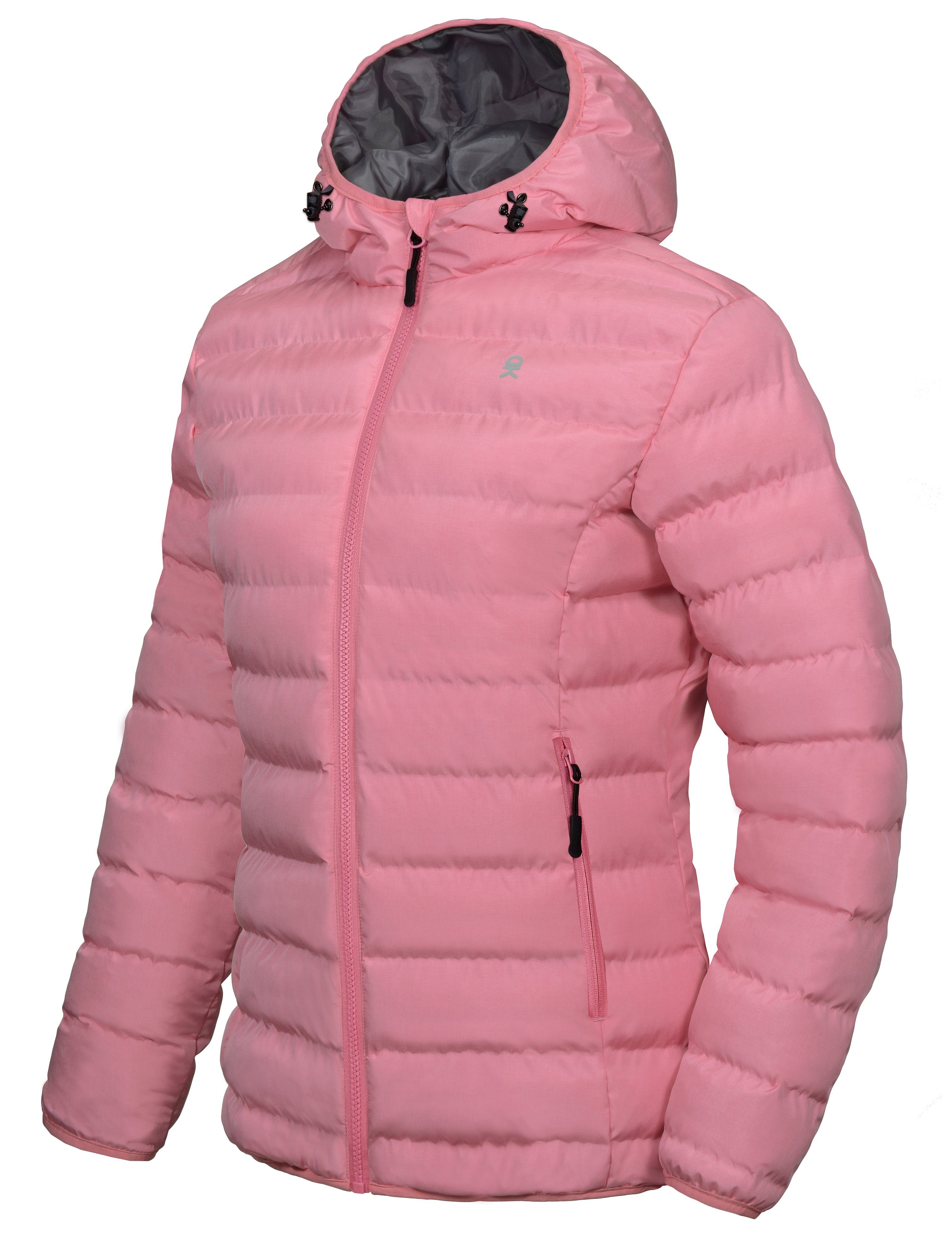 Women's Warm Waterproof Hooded Puffer Jacket – Little Donkey Andy