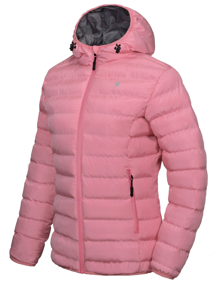 Women's Warm Waterproof Hooded Puffer Jacket YZF US-DK