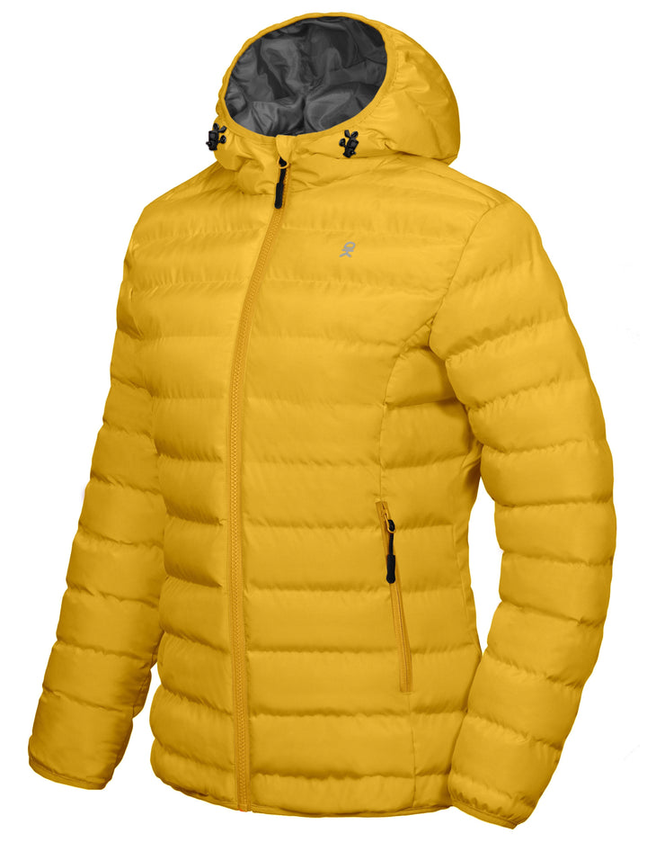 Women's Warm Waterproof Hooded Puffer Jacket YZF US-DK