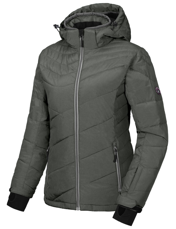 Women's Warm Windproof Ski Insulated Jacket YZF US-DK